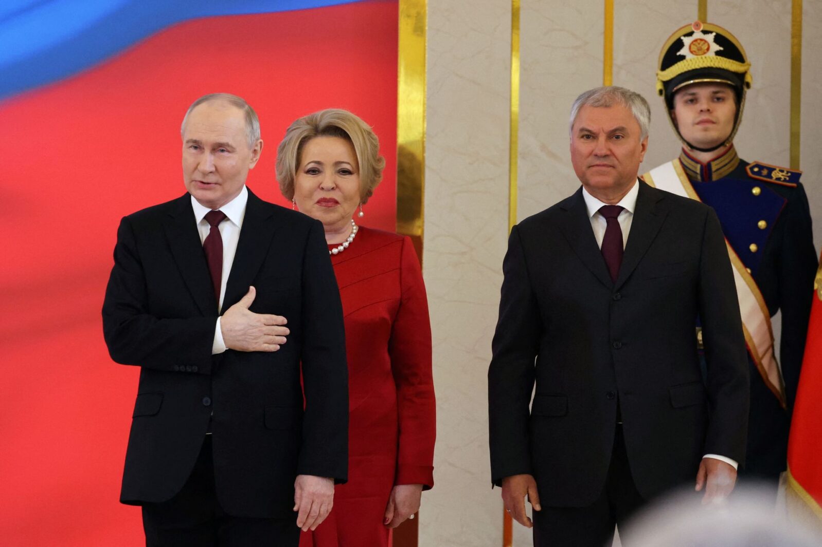 Владимир Путин, Валентина Матвиенко и Вячеслав Володин