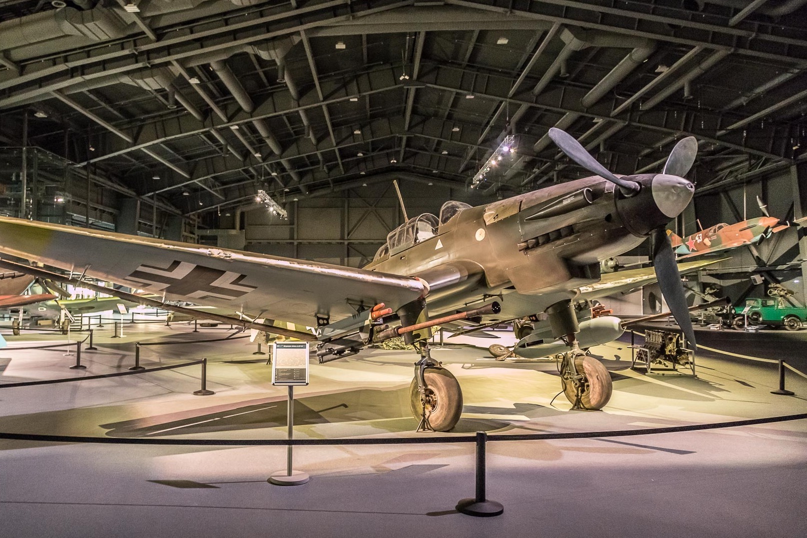 Junkers-87G-2 1944 г. выпуска в частном музее в Верхней Пышме